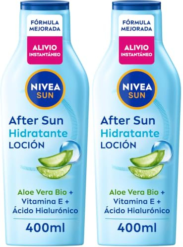 NIVEA Feuchtigkeitscreme,Beruhigende, BRONC AFTERSUN LOC 400 (Packung mit 2)