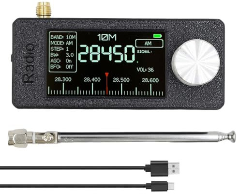 KOBONA SI4732 0.5-108MHz Radio portátil LSB USB Am FM Pocket Mini Radio (Stylea)