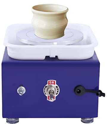 CHERIPOLI 24w 2000u/min Elektrische Töpferscheibenmaschine, Töpferscheibe Keramik Rad Maschine, Töpferformmaschine für Anfänger Enthusiasten