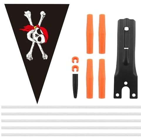 Sicherheitsflagge, Fahrrad-Sicherheitsflagge - Gut Sichtbare Fahrradfahnen Stange | Höhenverstellbare Outdoor-Flaggen Für Roller, Spielzeugautos, Dreiräder Und Rollstühle