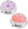 Veemoon 2 Piezas Caja de Pintura Floral Vintage de Compartimentos Estuche de Maquillaje Portátil para Pintura Facial Corrector y Labial para y