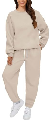 Chandal Mujer Completo Conjuntos Deportivos Talla Grande Ropa Deportiva Invierno Otoño Sudadera Manga Larga Sudaderas Cuello Redondo Y Pantalón Conjunto Deportivo Dos Piezas Deportivos Running