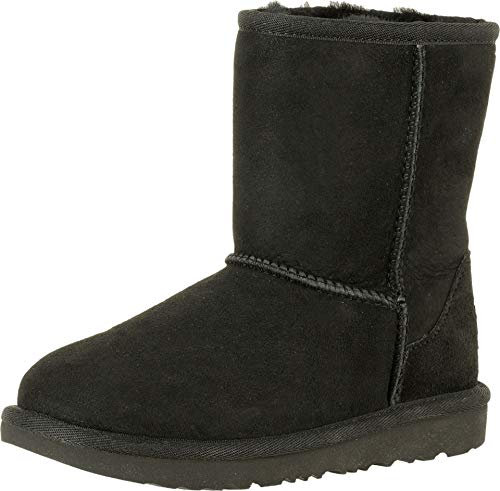 UGG Unisex Kinder Classic II Klassische Stiefel, Schwarz, 31 EU