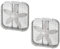 Lasko 20 Energy Efficient Basic Box Fan w/3 Speeds & Easy Carry Handle (2 Pack)