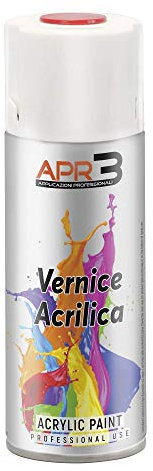 APR3 - S4001015 Vernis peinture Acrylique Multi-Usage, Couleur Ivoire Clair RAL 1015, Aérosol En Fer-Blanc Recyclable de 400 ml