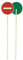 PANNEAU K10 D.30CM L.1,2M NON RETRO SENS INTERDIT+VERT SOFOP TALIAPLAST - 520203