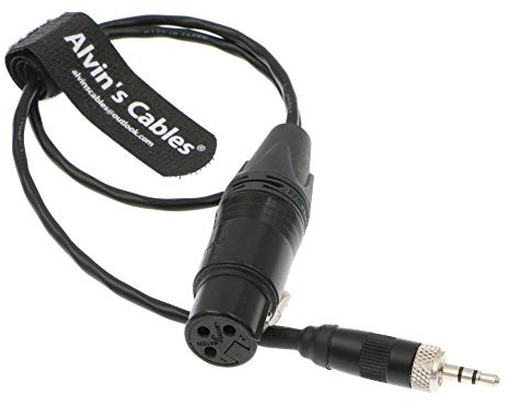 Alvin's Cables XLR 3 Pin Buchse zu Sperren 3,5 mm TRS Audio Kabel für Sony D11 50CM