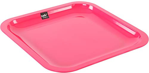 Zak Designs Seaside Teller, Melamin, Pink, 21 mm X 21 mm X 1 mm