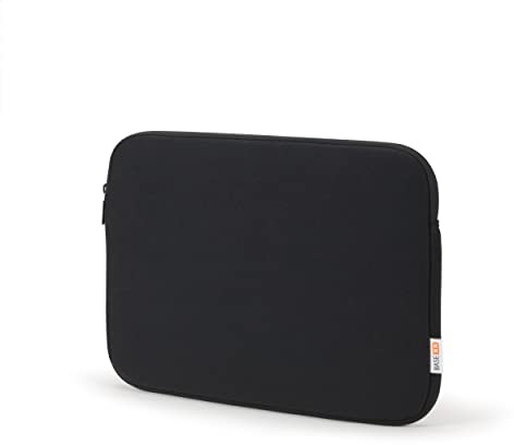 base xx Laptop Sleeve 10 Zoll - 11.6 Zoll Notebookhülle - Wasserabweisende Notebooktasche mit Metallreißverschluß, stoßfeste Polsterung, Jersey Stoff, schwarz