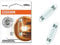 2x Original Osra.m C10W 41mm 12V 6411-02B Standard Ersatz Halogen Soffitte Lampe für Innenbeleuchtung - Kofferraum Handschuhfach Kennzeichen Tür Fußraum Leselampen Lizenz - E-geprüft