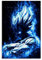 TOUKUI Vegeta Blue Soul Metal Poster (2) Poster dekorative Malerei Leinwand Wandkunst Wohnzimmer Poster Schlafzimmer Malerei 16x24inch(40x60cm)