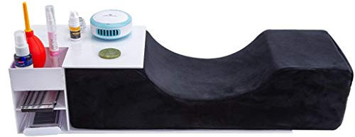 RK-HYTQWR Wimpernverlängerung Kissen Memory Foam U-Form Beauty Salon Kissen Nackenstütze, gefälschte Wimpern 20, grau