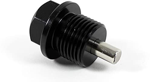 Magnetische Ölablaßschraube M12 M14 M18 x 1,5/1,25 Länge: ca. 32mm, Schlüsselweite: 14mm Neodym-Magnet Black Edition Ölwanne (M12 x 1,5)