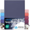 etérea Extra Jersey Spannbettlaken 240x220cm Marine bis 35 cm Höhe - 100% Baumwolle Spannbetttuch Oekotex - Bed Sheets Leintuch Bettbezug für Boxspringbetten Bettlaken 240x220 cm Blau