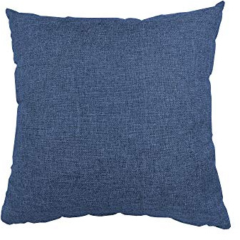 chilly pilley® Dekokissen mit abnehmbarem Bezug – Zierkissen für Sofa, Bett oder Gartenlounge – Einzeln oder im Set erhältlich (Blau)
