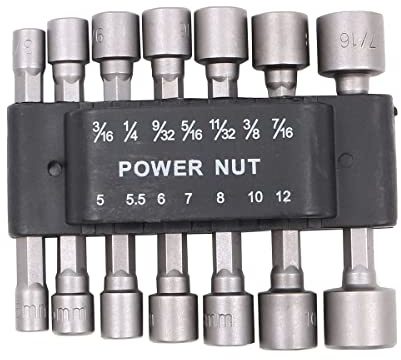 ZONADAH 14-teiliges Set Power-Steckschlüssel-Bit-Sets 1/4-Zoll-Sechskant-Steckschlüssel-Master-Kit für Schnellwechselfutter, elektrische Handbohrmaschine, Schraubendreher