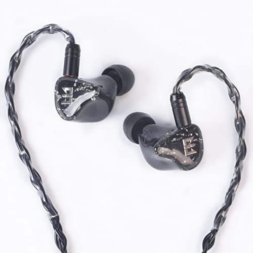 EZ EAR TRI Meteor Kopfhörer mit Kabel, Knowles ED-29689 BA Dynamischer Treiber, berberylliumbeschichtete Membran im Ohr-Monitor