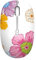 Uiosmuph M101 Souris sans Fil 2,4G Cute Silencieux Souris Optique de Voyage avec récepteur USB pour Ordinateur Portable/PC/Ordinateur Portable/Ordinateur/MacBook, DPI 1600,3 Boutons(Flower)