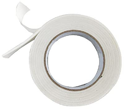 1 rouleau de ruban adhésif double face en mousse de 5 mm, 10 m de long, ruban éponge imperméable pour scrapbooking, fabrication de cartes, emballage cadeau, décoration, travaux manuels
