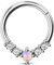 CM Crareesi Mania Opal Nasenpiercing Ring Chirurgenstahl Nasenring Gold Septum Piercing Schmuck 16G Daith Piercing 316L Edelstahl Schmuck