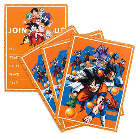 Yisscen Kinder Einladungskarten, 30 Stück Einladungen Kindergeburtstag, Party Einladungskarten Set, Party Supplies, Mädchen Jungs Geburtstag Einladungskarte, Kindergeburtstag Deko