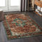 KIMODE Teppich Wohnzimmer Kurzflor Küche Teppiche - 90x150cm Waschbar Vintage Schlafzimmer Mat,Weich Boho Wohnzimmerteppich rutschfest Läufer Flur Rug Für Küche Esszimmer Waschküche Lounge