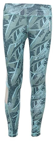 Reebok Vector AOP Leggings für Mädchen, Grün, grün, 13-14 Jahre