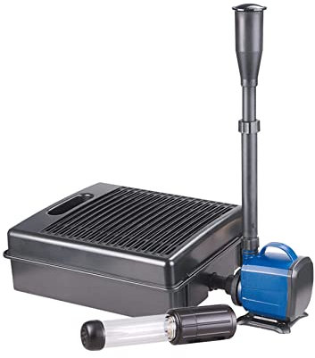 Kit de fontaine submersible tout-en-un avec pompe à filtre de bassin 792 GPH avec UV, convient pour le jardin d'eau et l'étang