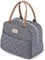 Lekespring Sac Isotherme Repas pour Femme et Homme, 9L Sac à Main Portable pour Bureau, Travail, Déjeuner et Étudiants Scolaires - Gris