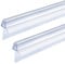 ITTISO Joint d'étanchéité pour porte de douche - 2 x 90 cm - Pour 4 mm/5 mm/6 mm d'épaisseur - Joint d'étanchéité pour porte de douche jusqu'à 20 mm