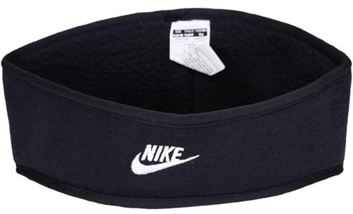 Nike Club Fleece Headband Stirnband (one Size, Black/White)