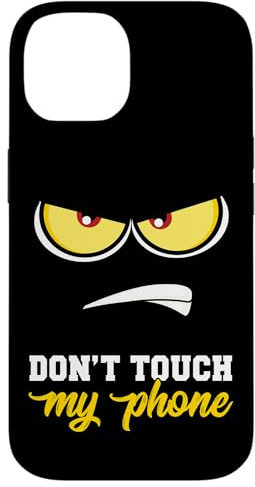 Case Dont Touch My Phone Case Anime Lover Angry Face Geschenk Hülle für iPhone 14