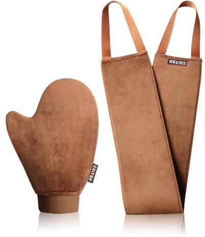Guante autobronceador manopla autobronceador y aplicador de loción para la espalda, guantes para corporal aplicador