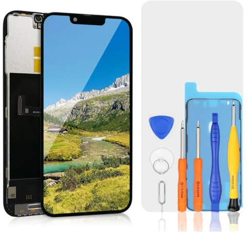 bokman for iPhone 13 Pro Black LCD Screen Replacement Parts Display Assembly Front Panel