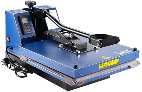 PlanetFlame Presse à Chaud 38 X38 CM machin a transfert Machine de Presse à Chaleur de Sublimation Numérique imprimante à sublimation pour Vêtements T-shirts Sac en Toile Taie d'oreiller