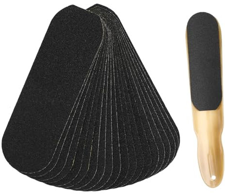 Beatifufu 80pcs Callus Remover Tool Portable Foot Sandpaper Gentle Foot File for Manicure
