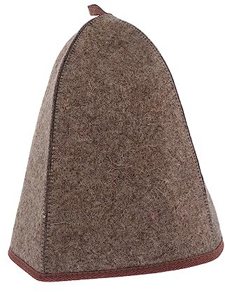 FUNOMOCYA Saunahut Filzhut Für Sauna Und Dusche Dicke Saugfähige Filzhaube Flexibel Und Tragbar Geeignet Für Langes Und Dickes Haar Für Familienreisen