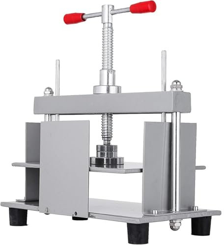 NzEupno Buchbindepresse, A4 A3 Flachpapierpresse, Manuelle Buchbinderpresse Mit 1500 Kg Druck, Mit Ausgleichsstange, Zum Einklemmen Von Gutscheinen, BüChern Und Rechnungen,A3