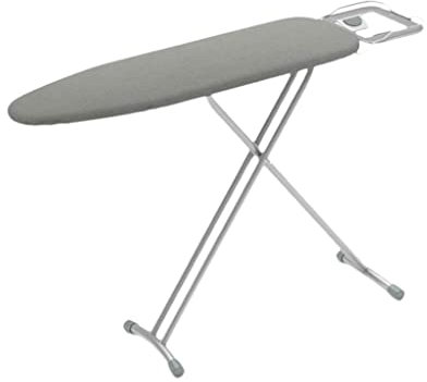 HAODUOO Tabla de Planchar Plegable, Tabla de Planchar de Metal Larga con Soporte de Hierro, Patas de Marco de Metal Resistente, Soporte de Hierro for el Dormitorio de la lavandería del hogar