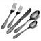 univionlions Besteck Set 8 Personen- 40 teiligs Schwarzes Besteckset Premium Edelstahl Poliertes Essbesteck Set Elegantes TafelBesteck mit Messer Gabel und Löffel für Familien Küche Party
