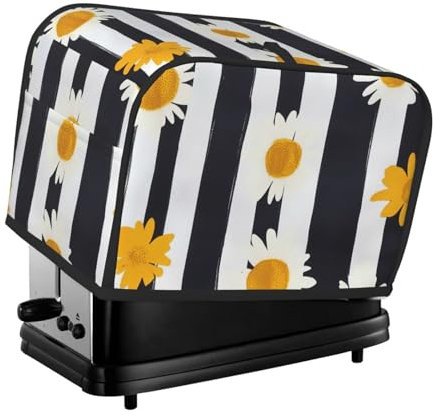 Impresión floral 2 rebanadas protección tostadora huella dactilar panificadora protección, cocina pequeño dispositivo protector contra el polvo