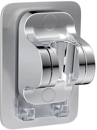 DmDoyy Soporte De Ducha Adhesivo, Sin Necesidad De Taladrar, Ajustable, Fuerza Súper Adhesiva, Soporte De Ducha De Angulo Ajustable, Resistente, Duradero Y Versátil, 1Pcs