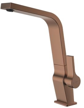 Teka - Grifo Monomando ICC 915 Copper con Caño Giratorio | Edición Metálica