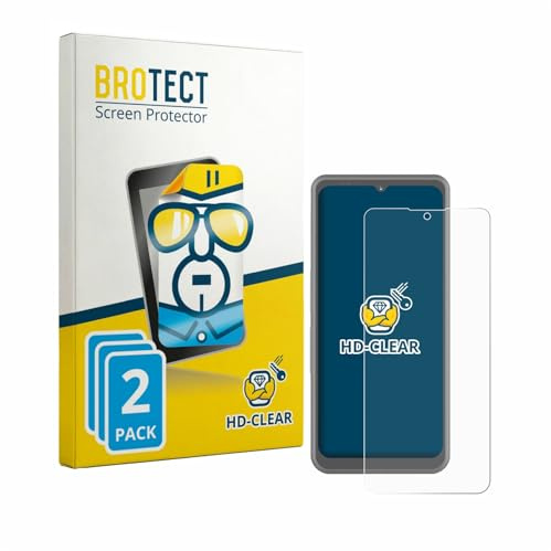 BROTECT Schutzfolie für Sonim XP Pro Thermal | 2 Stück Transparenter Displayschutz Made in Germany Klare Displayschutz-Folie Clear Einfache Montage Case-Friendly
