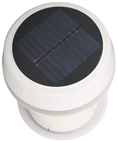 Dioche Vent Round RV DC12 V RV Ventilateur d'extraction de Toit Silencieux à énergie Solaire pour Camping-Cars, Caravanes, Navires et Yachts – 12 V et Ventilateur de Plafond à énergie Solaire