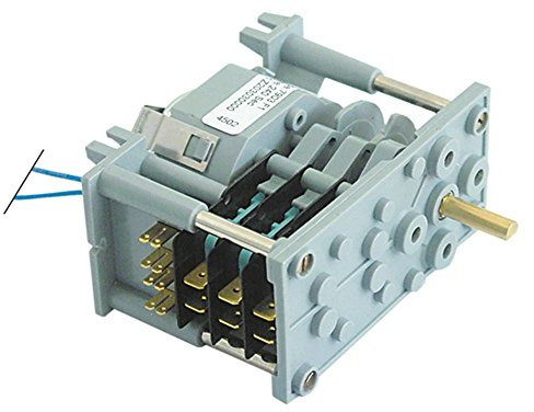 CDC 7903F - Temporizador para lavavajillas Fagor FI-64B, FI-64W, FI-64, FI-80W, FI-30 eje Ø 6x4,6 x 13 mm, 3 cámaras, tiempo de funcionamiento 4 min 1 230 V