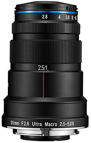 Venus Laowa 25mm f/2.8 2.5-5X Ultra Macro for Cannon EOS EF/EF-S Mount