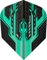 Harrows Prime Standard Dart Flights – 100 Mikrometer – 1 Set (3) (Oracle – Jade)