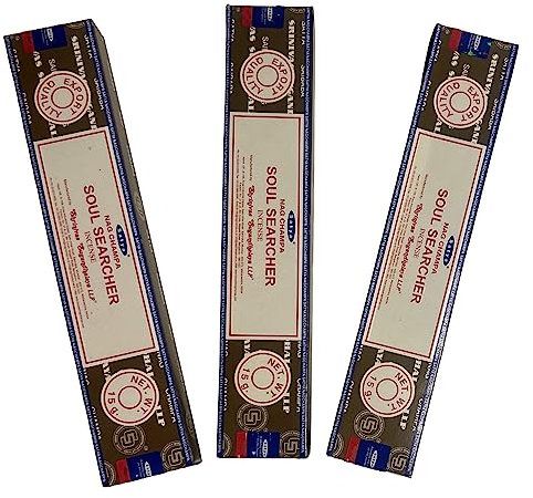 Satya Soul Searcher Incense Sticks 15 Gram x 3 Packs