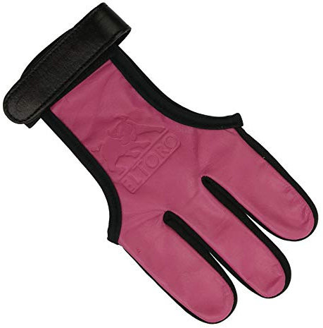 elToro Prisma II - Schießhandschuh - Farbe: Pink - Größe: L; Zubehör Bogenschießen, Pfeil und Bogen, Bogensport, Handschuh